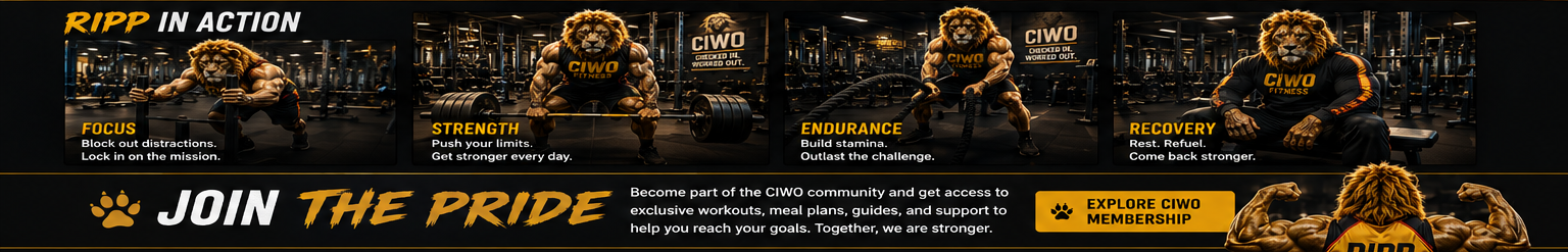 RIPP in action and Join the Pride CIWO Fitness membership section