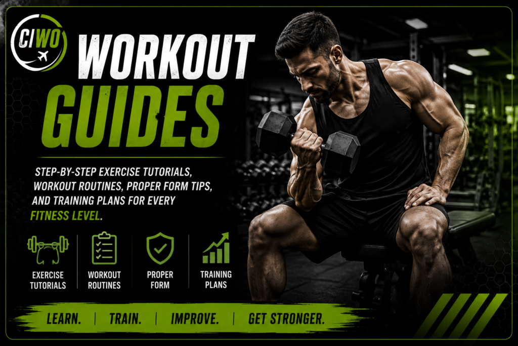 Workout guides and exercise training resources